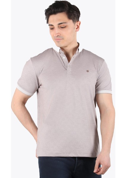 1694 Ayaklı Gömlek Yaka T-shirt