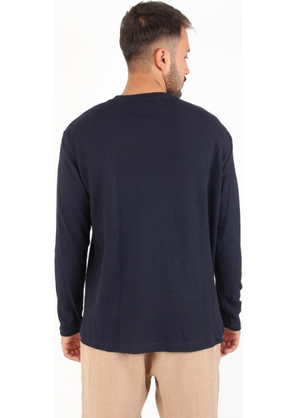 5073-2 Waffle O Yaka Sweat