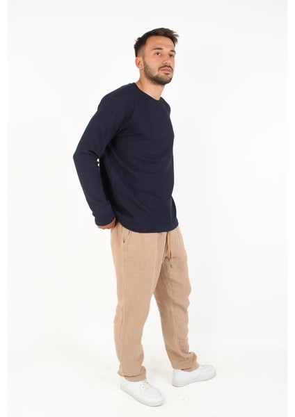 5073-2 Waffle O Yaka Sweat