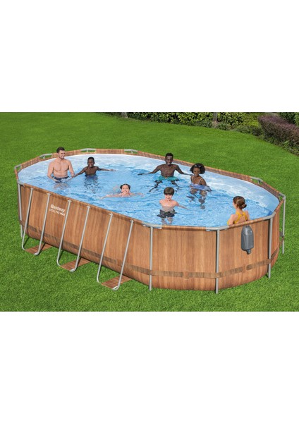 ® 56719 Power Steel® Comfort Jet™ Serisi Prefabrik Havuz Seti 6,10 M x 3,66 M x 1,22 M fiyatları