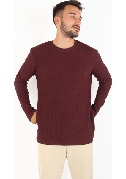 5073-2 Waffle O Yaka Sweat indirimleri