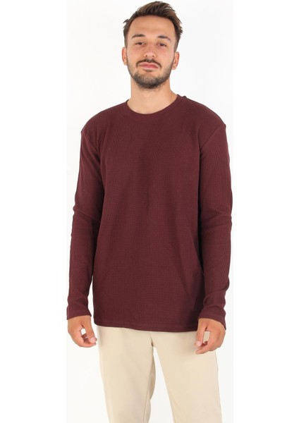 5073-2 Waffle O Yaka Sweat