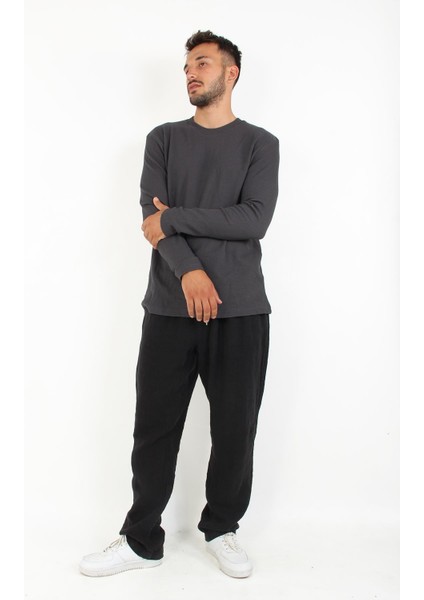 5073-2 Waffle O Yaka Sweat