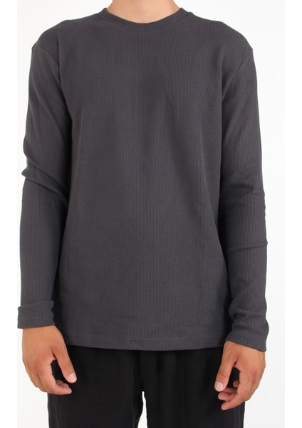 5073-2 Waffle O Yaka Sweat