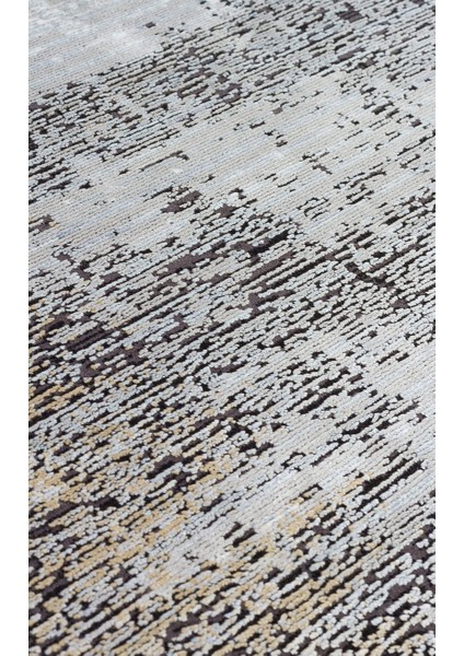 Mahal MHL 12 Gri Altın - Viskon Halı | Sık Dokuma Salon Halısı fırsatları