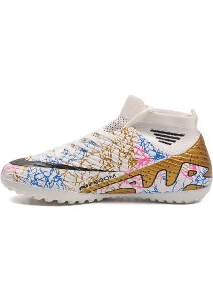 Beyaz Altın Çoraplı Erkek Halı Saha Ayakkabısı Air 565 M fiyatları