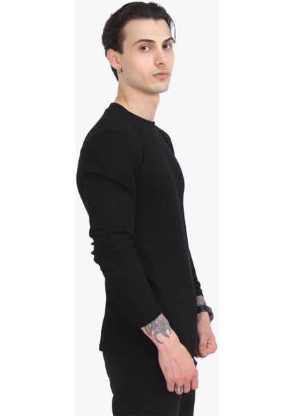 5073-2 Waffle O Yaka Sweat