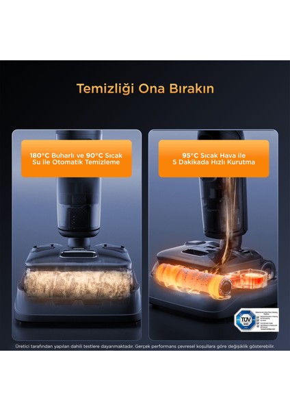 F25 Ultra Islak Kuru Akıllı Dikey Süpürge fırsatları