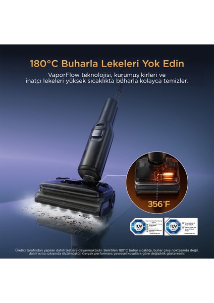 F25 Ultra Islak Kuru Akıllı Dikey Süpürge