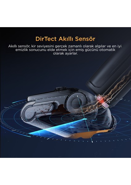 F25 Ultra Islak Kuru Akıllı Dikey Süpürge