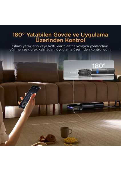 F25 Ultra Islak Kuru Akıllı Dikey Süpürge