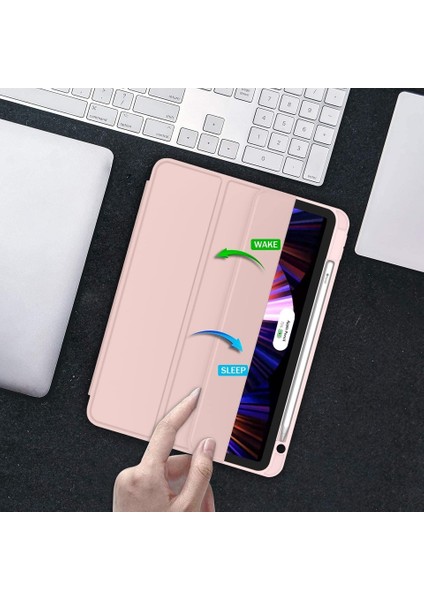 Apple iPad Pro 11 M5 (2025) Kalemlikli Uyku Modlu Yatay Standlı Stromix Smart Kılıf fırsatları