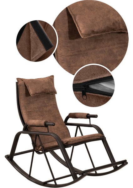 Sallanan Sandalye, Metal Ayaklı Tv Koltuğu, Sallanır Dinlenme Koltuğu, Minderli Sallanan Sandalye, Sallanan Berjer, Baba Koltuğu, Emzirme Koltuğu, modelleri