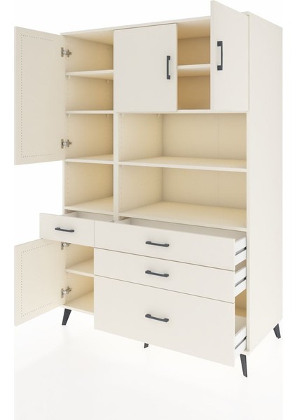 Kronos Dolap 9 Raflı 4 Çekmeceli 4 Kapaklı 132X59X195 Aytaşı-Aytaşı/aytaşı modelleri