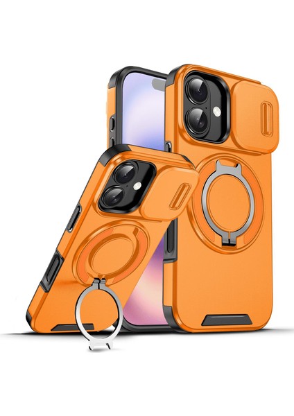 iPhone 17 Için Camshid Yüzük Tutucu Telefon Kılıfı (Yurt Dışından)