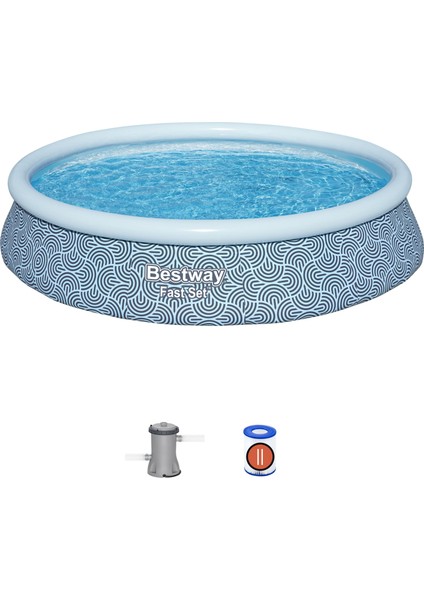 Bestway® 57376 Fast Set™ Şişme Çember Havuz Seti, 3,96 M x 84 cm indirimleri