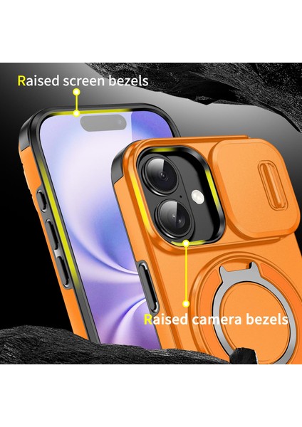 iPhone 17 Için Camshid Yüzük Tutucu Telefon Kılıfı (Yurt Dışından) indirimleri