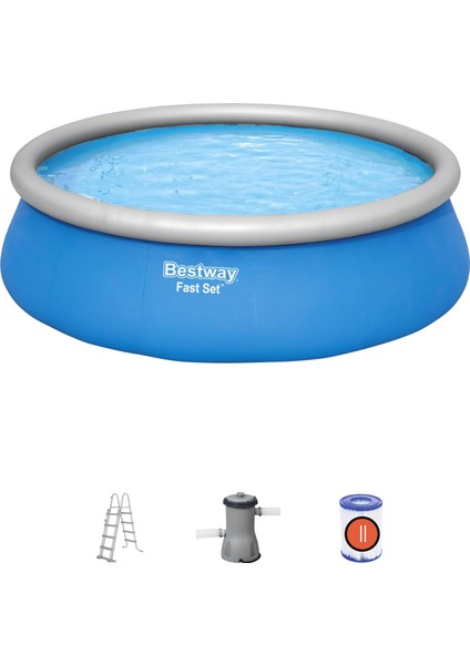 Büyük Şişme Havuz 457 x 122 cm Dayanıklı Mavi Renkli Aile Havuzu fiyatları