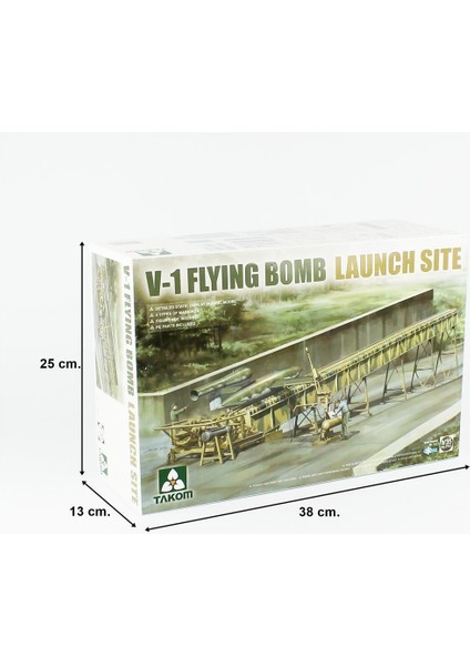 2152 1/35 Ölçek, V-1 Uçan Bomba Fırlatma Rampası, Plastik Model Kiti