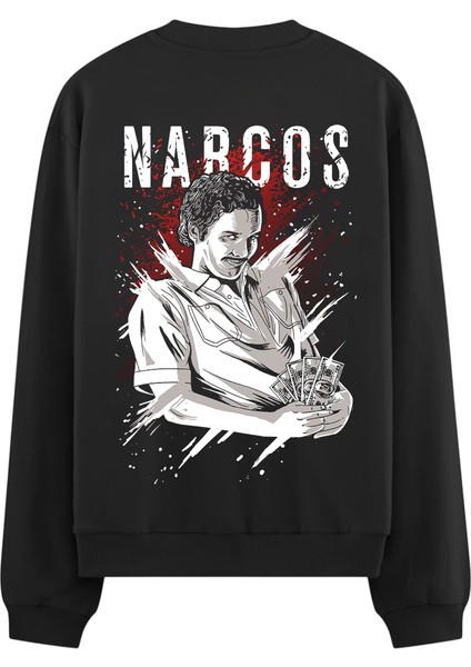 Narcos And Money Oversize Sweatshirt