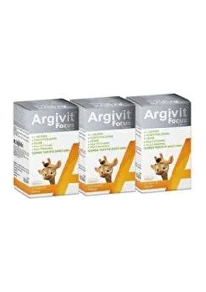 Focus Kapsül 30 Tablet 3 Adet Türkiye Menşeli Konsantrasyon Destekleyici fiyatları