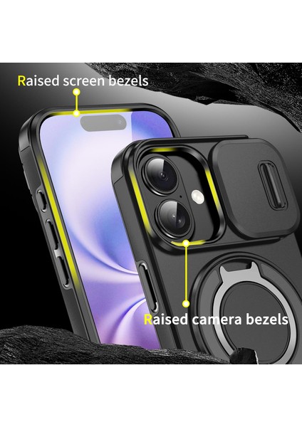 iPhone 17 Için Camshid Yüzük Tutucu Telefon Kılıfı (Yurt Dışından) indirimleri