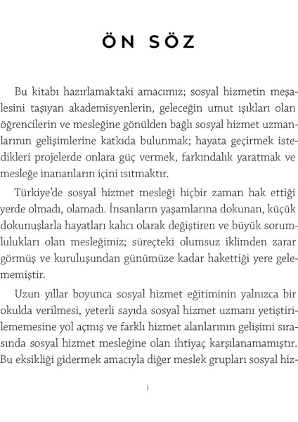 Sosyal Hizmet Mesleği modelleri