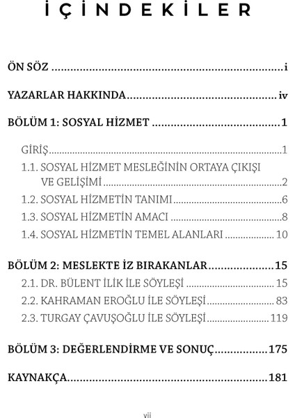 Sosyal Hizmet Mesleği