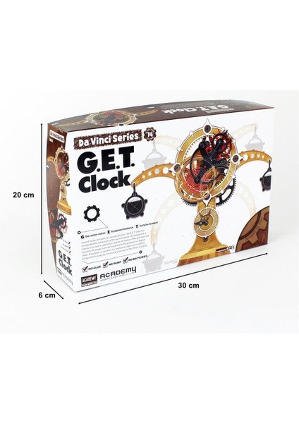 18185 Da Vinci Mekanizmalı G.E.T. Saati, Plastik Model kiti