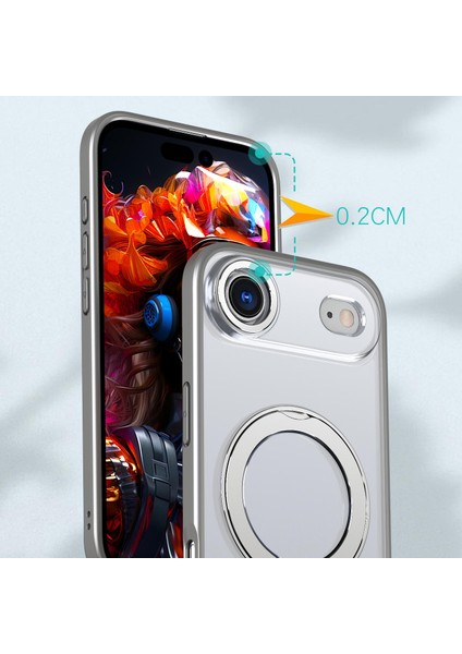 iPhone Air Için Magsafe Yüzük Tutucu Telefon Kılıfı (Yurt Dışından) indirimleri