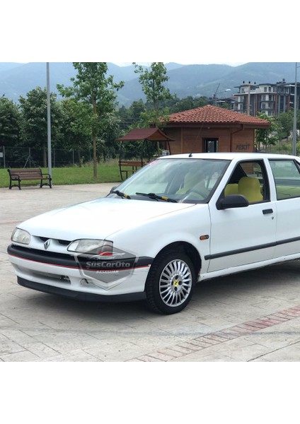 Renault 19 Europa 1994-2001 Uyumlu Üniversal Astra H Lip Esnek Ön Lip 2 Parça Tampon Altı Dil Karlık Ön Ek