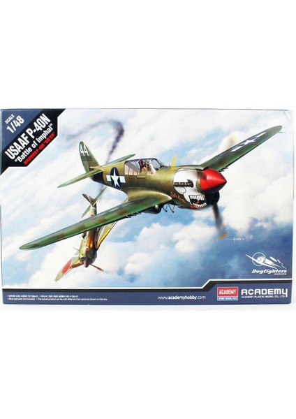 12341 1/48 Ölçek, USAAF P-40N (Battle ofImphal) Savaş Uçağı, Plastik Model kiti