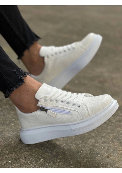 KB-309 Kuback Beyaz Fermuar ve Bağcıklı Günlük Erkek Ayakkabı fiyatları