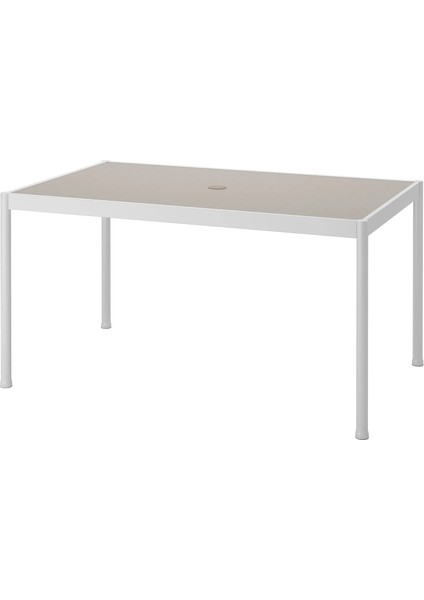 Segerön Yemek Masası Beyaz Bej 91 x 147 cm