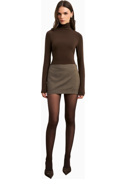 Clean Cut Micro Ultra Mini Kadın Etek