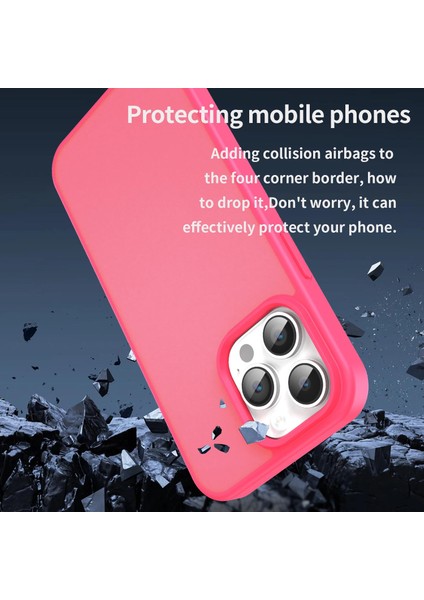 iPhone 14 Pro Max Için Fanying Şeffaf Buzlu Kılıf (Yurt Dışından) modelleri