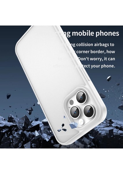 iPhone 14 Pro Max Için Fanying Şeffaf Buzlu Kılıf (Yurt Dışından) modelleri