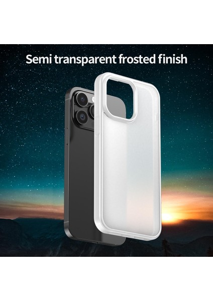iPhone 14 Pro Max Için Fanying Şeffaf Buzlu Kılıf (Yurt Dışından) fırsatları