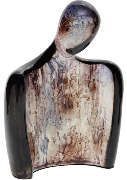 Arun Heykel- Transparan Kahverengi Batik (23 Cm)