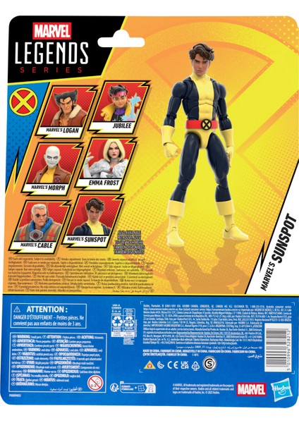 Legends X-Men '97 Marvel's Sunspot Aksiyon Figürü