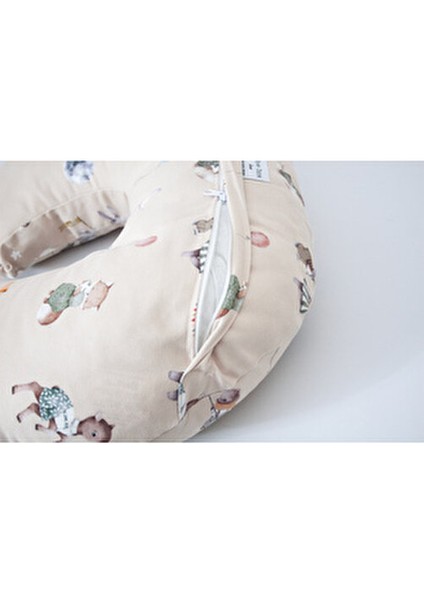 Emzirme Yastığı Ergonomik Pamuklu 45x60 cm Konforlu Destek Minderi