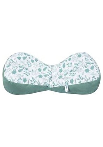 Emzirme Minderi Pamuk Malzeme ile Tasarlanmış Yeşil Desenli 1 Adet