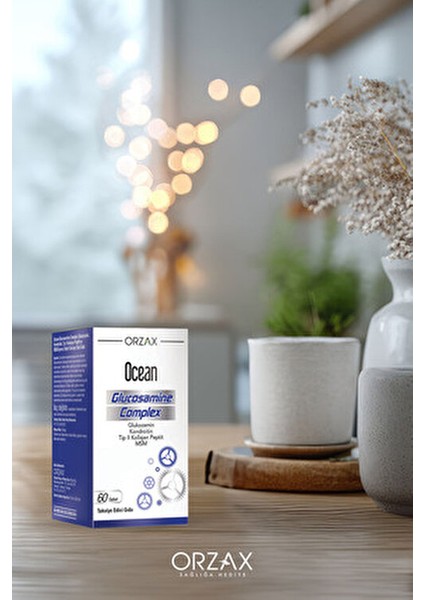 Glukozamin Kompleks 60 Tablet Takviye Edici Gıda Kolajen ve MSM İçerikli