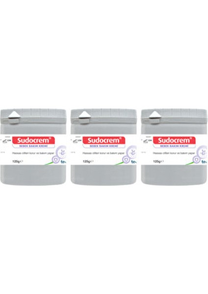 Krem Hassas Cilt Koruma Etkisiyle 125 gr 3 Adet Bebek Bakım Ürünü fiyatları