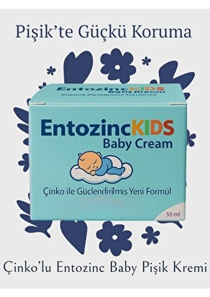Baby Pişik Kremi Çinko Destekli Güçlü Koruma 50 gr Nazik Bakım İçin indirimleri