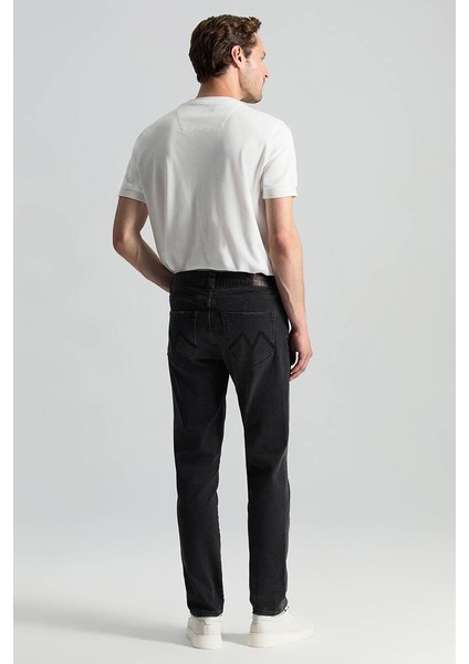 Saf Pamuk Slim Fit Siyah Denim Pantolon modelleri