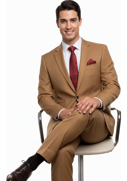 Erkek Kravat Klasik Mendilli Şık Kolay Şekil Alabilen Leke Tutmaz Mühür Model Geniş Tasarım fırsatları