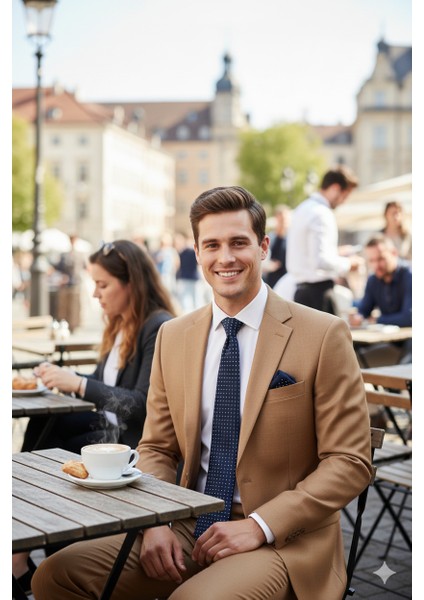 Erkek Kravat Klasik Mendilli Şık Kolay Şekil Alabilen Leke Tutmaz Mühür Model Geniş Tasarım indirimleri