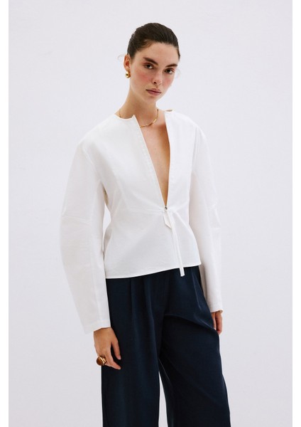 Fermuarlı Gömlek - Premium Edition