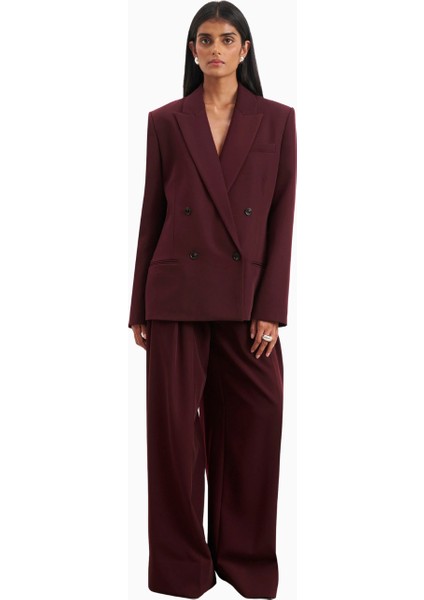 Dropped Waist Double Breasted Blaze Oversize Kadın Ceket fırsatları